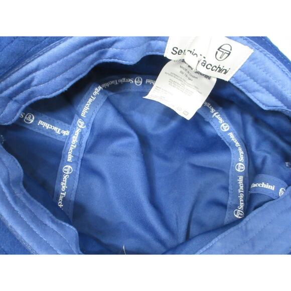 NWT Sergio Tacchini Sovana Mazarine Blue Velour Men's Bucket Hat - Picture 13 of 16